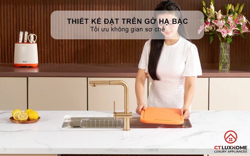 THỚT NHỰA PE KONOX CUTTING BOARD CB07-O MÀU CAM  CB07O 1