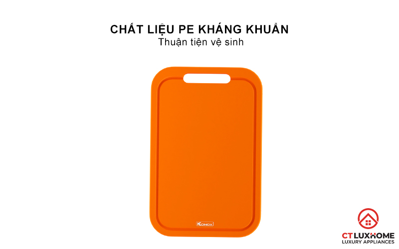THỚT NHỰA PE KONOX CUTTING BOARD CB07-O MÀU CAM  CB07O 2