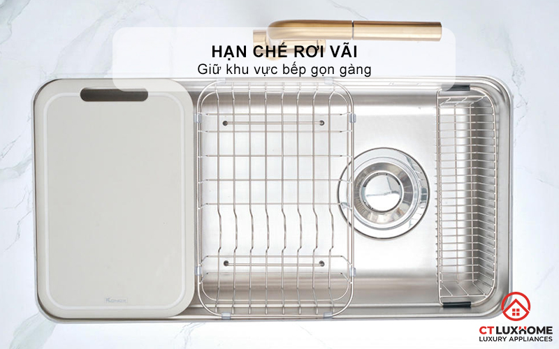 THỚT SỢI GỖ KONOX CUTTING BOARD CB470 PP MÀU XÁM  CB470PPMÀUXÁM 4