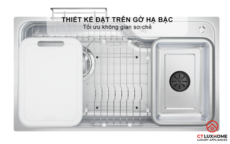 THỚT NHỰA PE KONOX CUTTING BOARD CB500PE 1