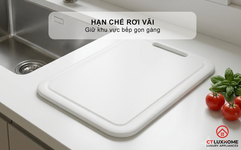 THỚT NHỰA PE KONOX CUTTING BOARD CB500PE 4