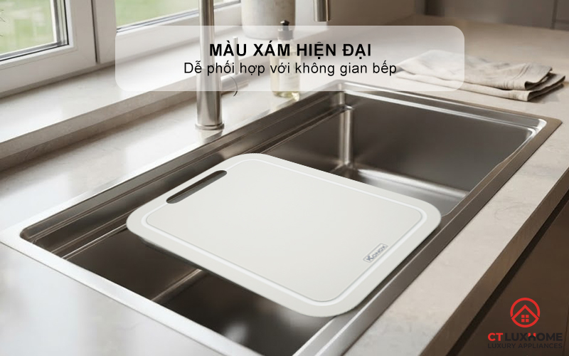 THỚT SỢI GỖ CUTTING BOARD KONOX CB500PP MÀU XÁM 5