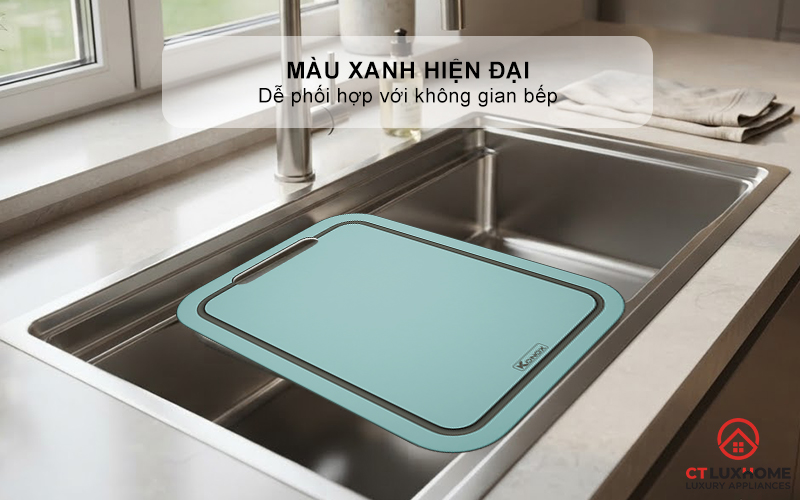 THỚT SỢI GỖ CUTTING BOARD KONOX CB500PP MÀU XANH 4