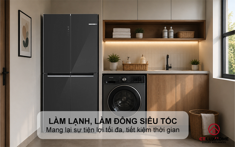 Chức năng làm đông nhanh SuperFreeze và làm lạnh nhanh SuperCool