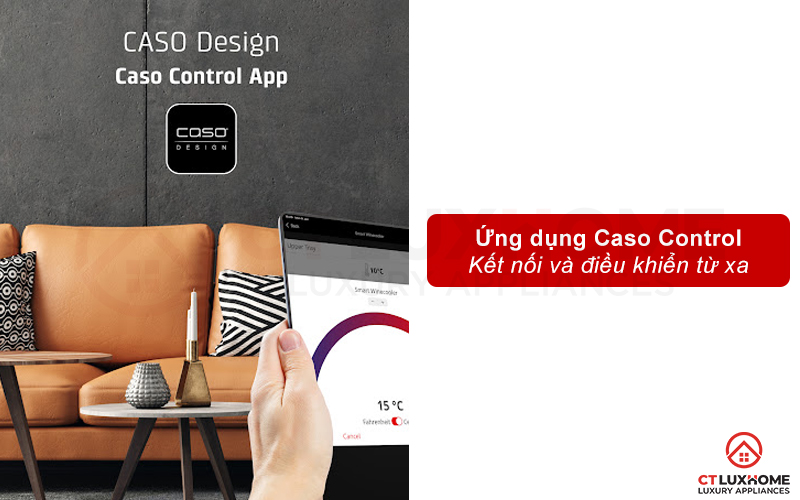Công nghệ kết nối, điều khiển Caso Control App
