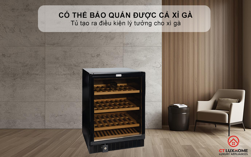 Có thể bảo quản được cả xì gà