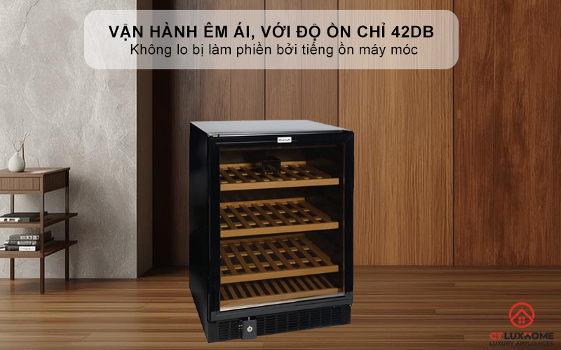 Vận hành êm ái, với độ ồn chỉ 42dB