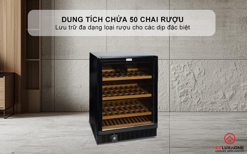Dung tích 50 chai rượu vang tiêu chuẩn