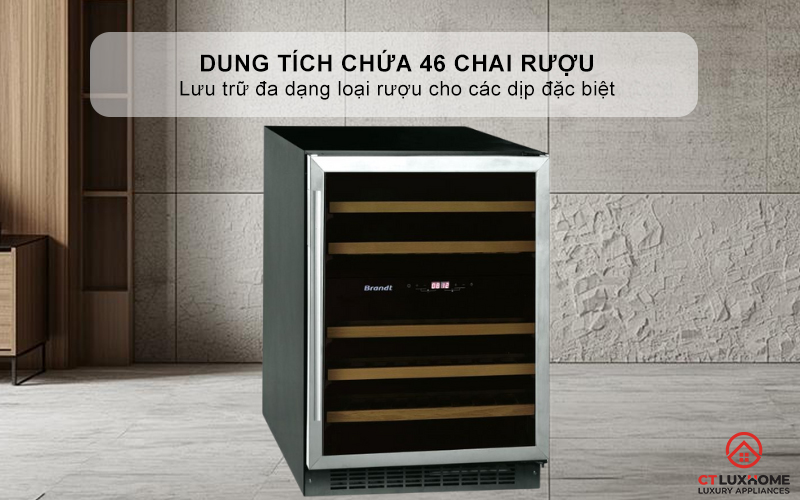 Dung tích 46 chai rượu vang tiêu chuẩn