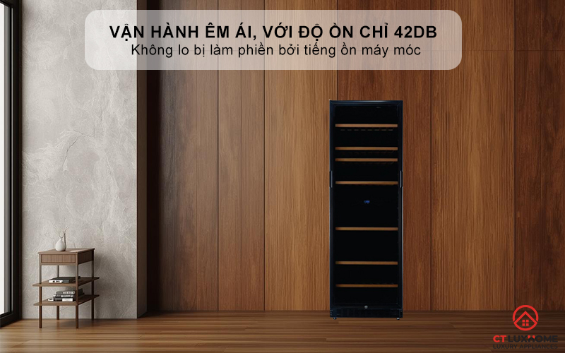 Vận hành êm ái, với độ ồn chỉ 47dB 