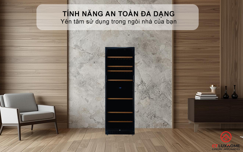 Tính năng an toàn đa dạng- Yên tâm sử dụng trong ngôi nhà của bạn