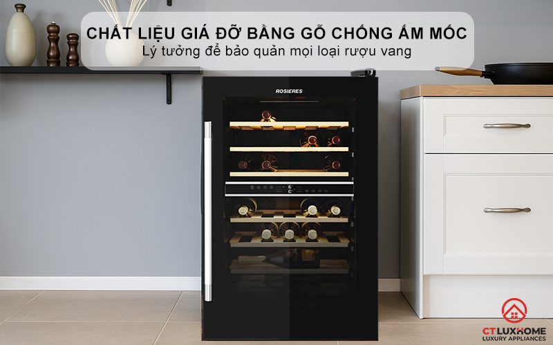 Chất liệu giá đỡ bằng gỗ chống ấm mốc