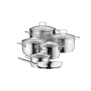 BỘ NỒI 3 MÓN WMF FUSIONTEC COMPACT BLACK 0515615290