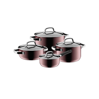 BỘ NỒI 4 MÓN WMF FUSIONTEC MINERAL ROSE QUARTZ 0514895290