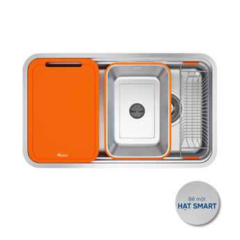 CHẬU RỬA BÁT 1 HỐ TARI SMART 8047 PHONG CÁCH NHẬT