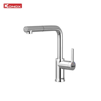 VÒI RỬA BÁT DÂY RÚT KONOX NÓNG LẠNH LUMO SMART CHROME 