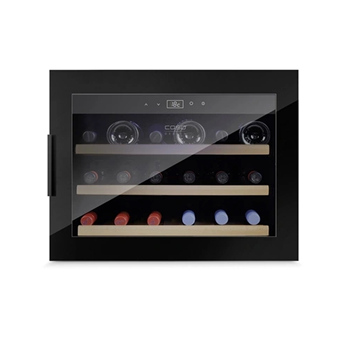 TỦ BẢO QUẢN RƯỢU VANG CASO WINESAFE 18 EB BLACK - 627 MÀU ĐEN