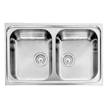 CHẬU RỬA BÁT 2 HỐ RỬA 011222 ZENITH 210  BỀ MẶT MỊN