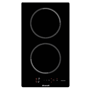 BẾP TỪ DOMINO 2 VÙNG NẤU BRANDT BPI6210B 3600W MÀU ĐEN