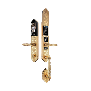 KHÓA CỬA ĐIỆN TỬ AVOLOCK AC 999F MẠ VÀNG 24K, NHẬN DIỆN VÂN TAY, KHUÔN MẶT