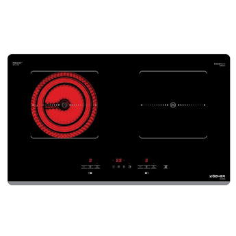BẾP TỪ, HỒNG NGOẠI 2 VÙNG NẤU KOCHER EI-633