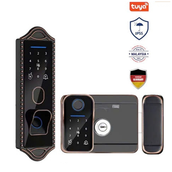 KHÓA CỔNG NGOÀI TRỜI AVOLOCK AG 48 NHẬN DIỆN VÂN TAY, THẺ TỪ