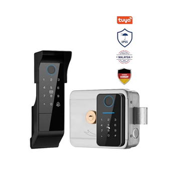 KHÓA CỔNG NGOÀI TRỜI AVOLOCK AG 49 NHẬN DIỆN VÂN TAY, THẺ TỪ, MÃ SỐ