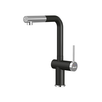 VÒI RỬA BÁT DÂY RÚT KONOX STREAM SMART BLACK