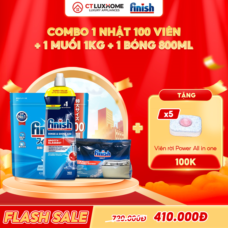 VIÊN RỬA BÁT FINISH NHẬT CHÍNH HÃNG