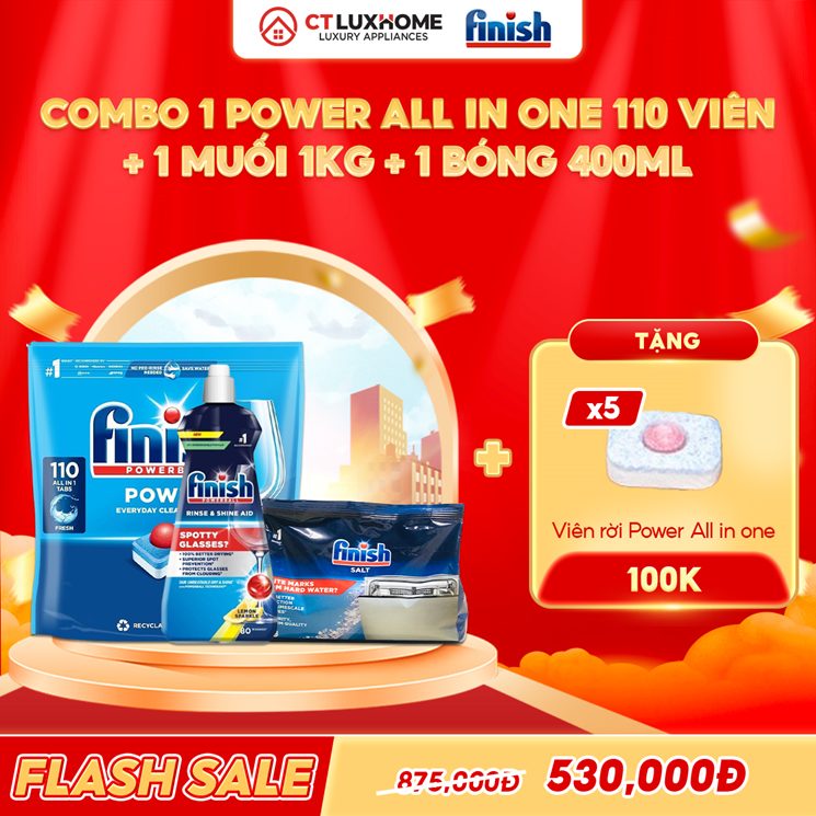 VIÊN RỬA BÁT FINISH POWER ALL IN ONE