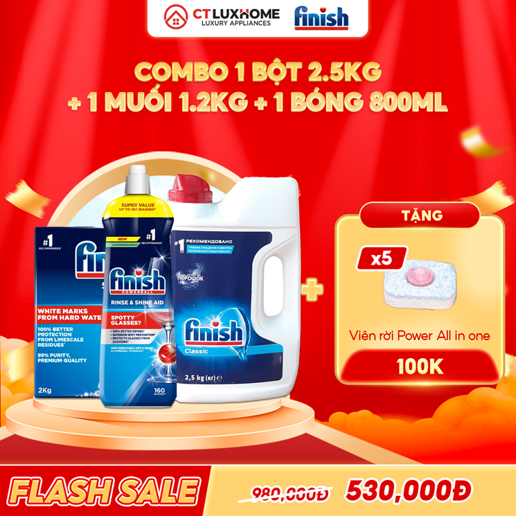 BỘT RỬA BÁT FINISH CLASSIC CHÍNH HÃNG